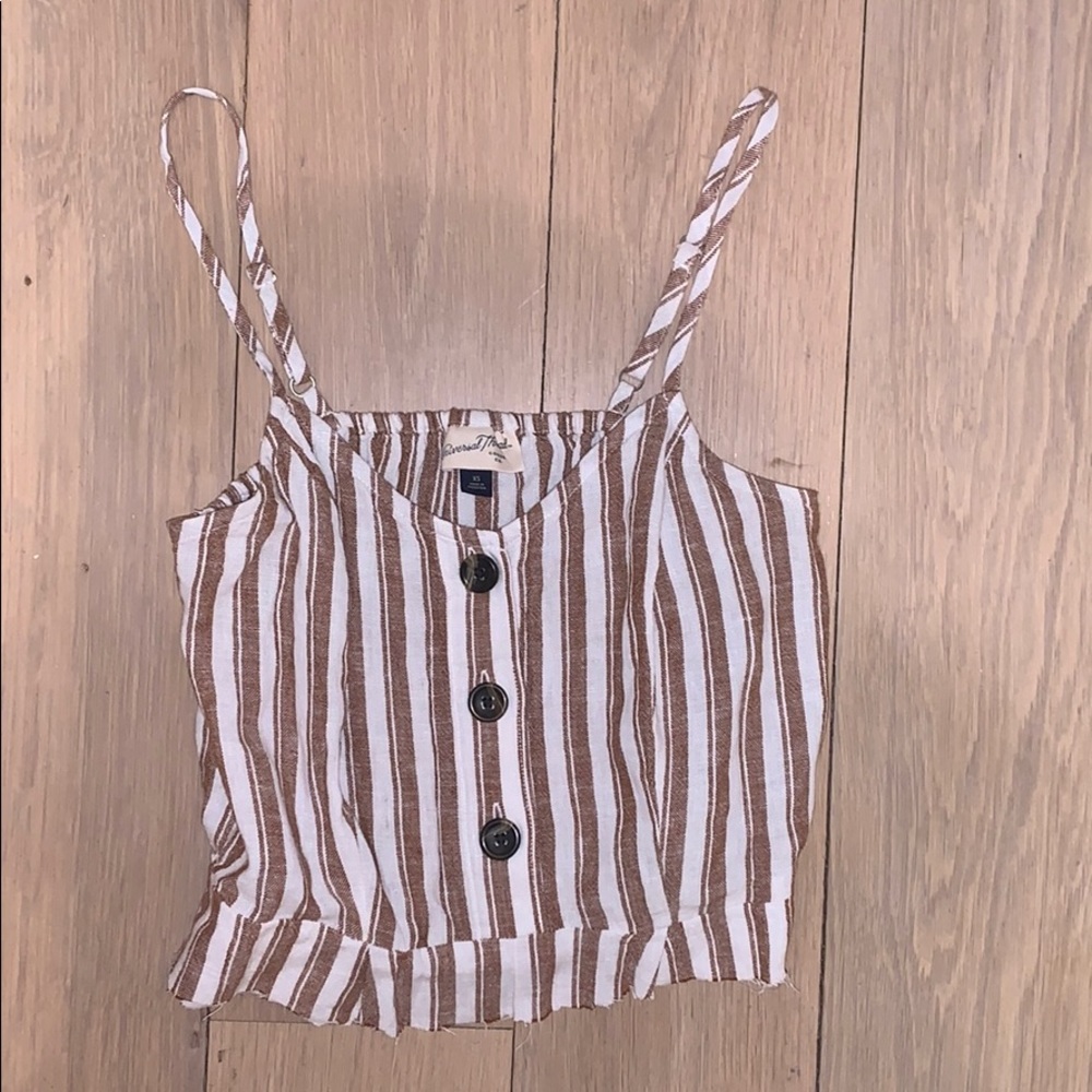 Universal Thread striped cropped tank